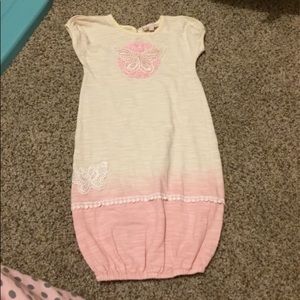 CachCach 0-3 Gown NWOT